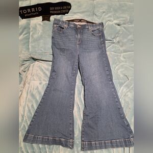 Torrid Women's Blue Flare Jeans